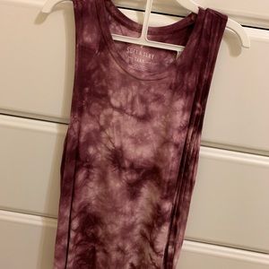 American Eagle Soft and Sexy tie dye tank top
